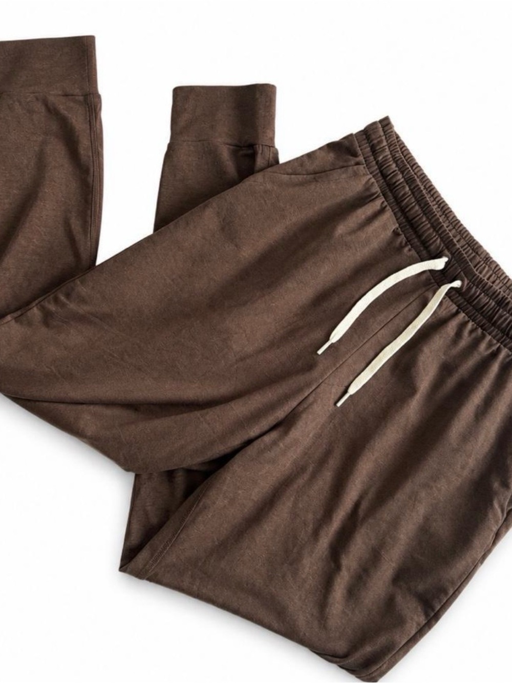 Men's Brown Drawstring Jogger Pants